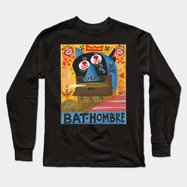 BAT HOMBRE Long Sleeve T-Shirt by MEXOPOLIS